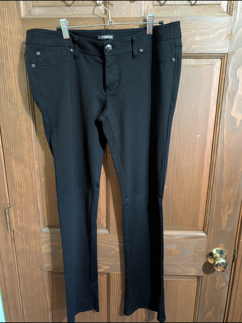 Express Women's Black Slim Bootcut Pants